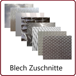 Blechzuschnitt, Platten im Zuschnitt, Blechtafeln
